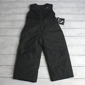 Vertical Baby Girl's Black Bib Snow Ski Pants Size 3T Winter Insulated